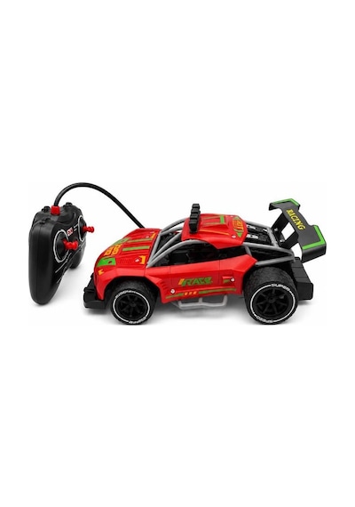 Super Speed Racing 1:20 Ölçekli Şarjlı Uzaktan Kumandalı Araba - 4 Kanallı Yarış Arabası Kırmızı