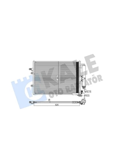 Renault Clio 3 Klima Radyatoru 1.5 Dci 2006-2012 Kale 345310