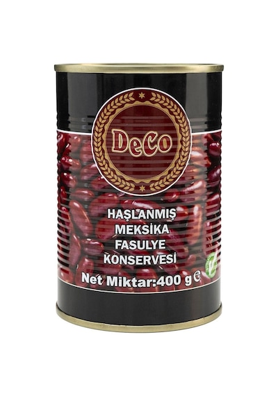 Deco Haşlanmış Meksika Fasulye Konservesi 400 Gr