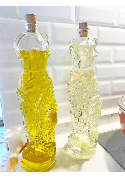 2 Adet Venüs Yağdanlık - Kadın Figürlü Sirkelik Sosluk 180 Ml - Evori-874595
