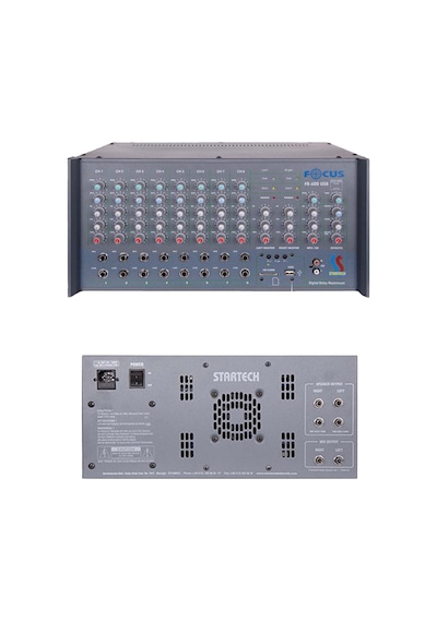 Startech Focus F8-600t Usb 2x300w Hat Trafolu Stereo Anfi Power Mixer Amfi