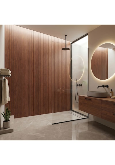 Brano Koyu Kahve Ceviz Desen Duvar Lambiri 60x280 Cm-kendinden Yapışkanlı 311-60