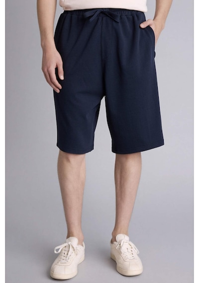 Defacto Baggy Fıt Lastikli Bel Şort G4183ax26smnv64 Lacivert-nv64