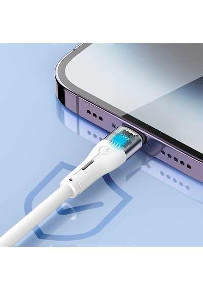 Recci Rs11cl Type-c To Lightning Pd Hızlı Şarj Özellikli Data Ve Şarj Kablosu 20w 1m Beyaz