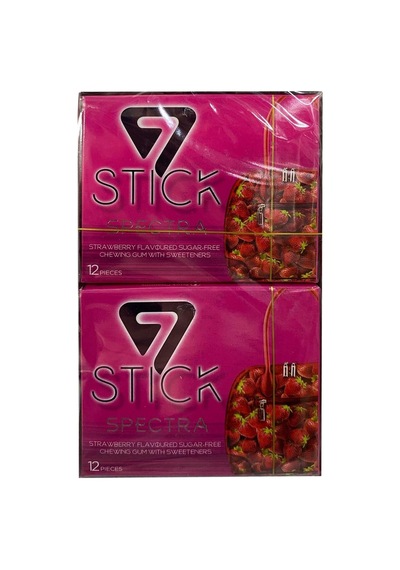 Çilek Aromalı Şekersiz Sakız 33 Gr X 12'li Paket