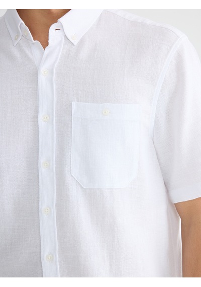 Lcwaıkıkı Classic Beyaz Regular Fit Poplin Erkek Basic Gömlek