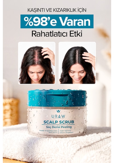 Saç Derisi Peelingi Arındırıcı Ve Dengeleyici Hair Scrub 200 Ml Tüm Saçlar