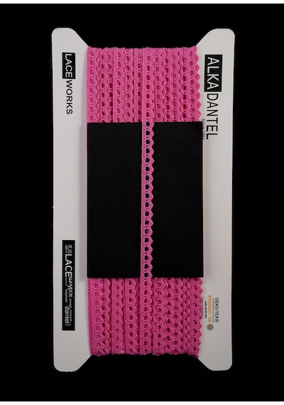 ALKA DANTEL MERSERİZE KOPANAKİ 10 METRE 636 MERSERİZE FUŞYA