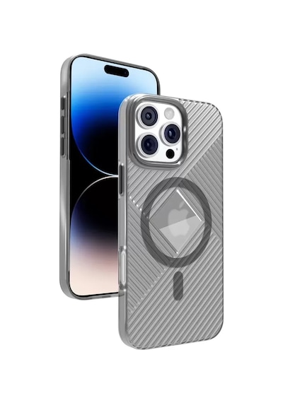 Joko Apple İphone 16 Pro Stella Pc Sert Magsafe Kılıf - Siyah Gri