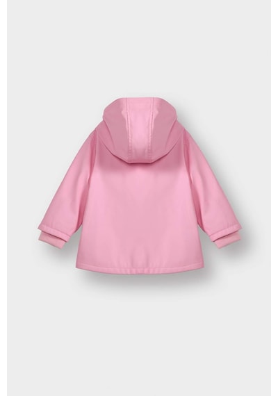 Defacto Su Geçirmez Kapüşonlu Mont Kız Bebek F8350a526sppn164 Pembe-pn164
