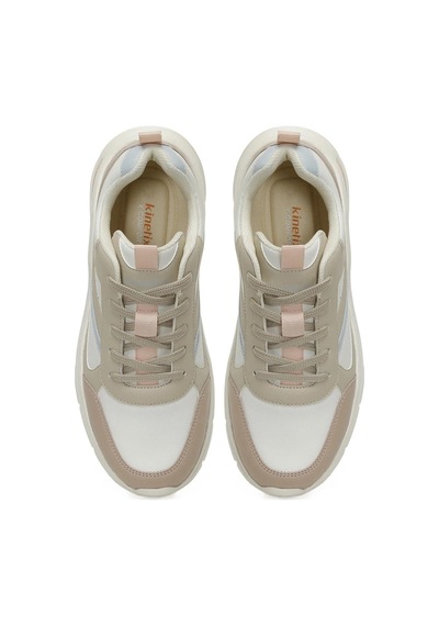 Kinetix Lındsey Pu W 5pr Ekru Kadın Comfort Sneaker Spor Ayakkabı Ekru