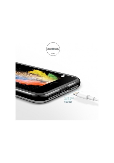 Vrs Design Apple Uyumlu iPhone 8 / 7 İle New Crystal Mixx Kılıf Clear