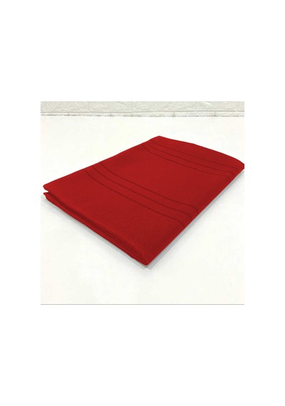 Çizgili Tek Masa Örtüsü Colber 160x220cm Kırmızı Diğer