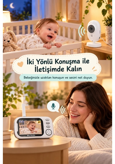 Harvox Bc-001 Bebek Kamerası Lcd Ekranlı Gece Görüşlü Bebek Telsizi Bebek Odası Kamerası Monitörü Beyaz Harvox Bc-001 Bebek Kamerası Lcd Ekranlı Gece Görüşlü Bebek Telsizi Bebek Odası Kamerası Monitörü Beyaz