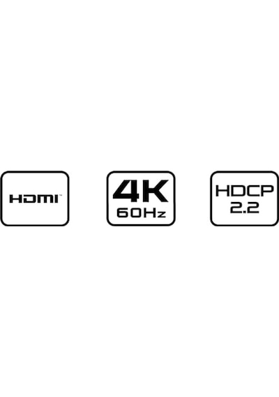 Hdmı Kablo 4k 60hz 18g Hdcp2.2 Arc Dolby Desteği Hdmı 2.0 Versiyon 1,8 Metre