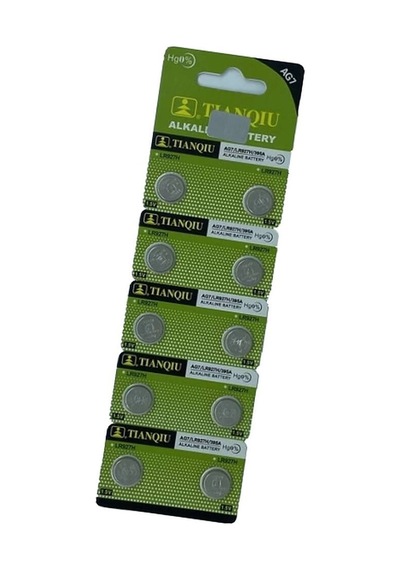 Tıanqıu Ag7 Lr927/395 Alkalin 10'lu Düğme Pil Evimdeyokyok