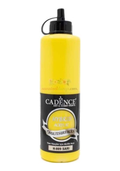 Hybrid Multisurface Akrilik Boya 500 Ml. H-009 Sarı Tek Renk