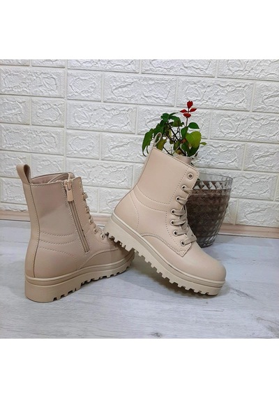 Polact 23001 Bej Fermuarlı Bağacaklı Kız Çocuk Bot 001