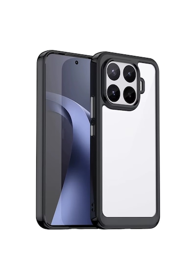 Microcase Xiaomi 17t İle Uyumlu Shield Serisi Darbeye Dayanıklı Yarı Esnek Plastik Tpu Kılıf - Al8100 Siyah