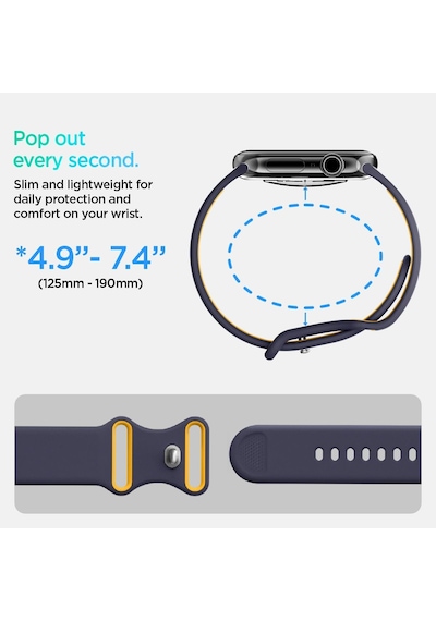 Apple Watch 42mm Seri 12/11/10 İle Uyumlu Kordon Kayış Band Nano Pop Blueberry Navy - Amp09325 Çok Renkli Apple Watch 42mm Seri 12/11/10 İle Uyumlu Kordon Kayış Band Nano Pop Blueberry Navy - Amp09325 Çok Renkli