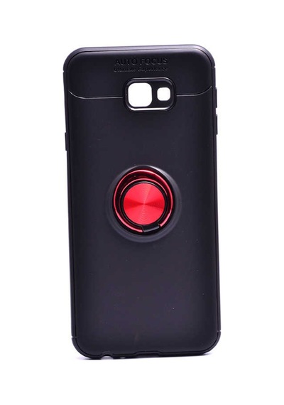 Samsung Galaxy Uyumlu J4 Plus Kılıf Yüzüklü Magnetli Ravel Case