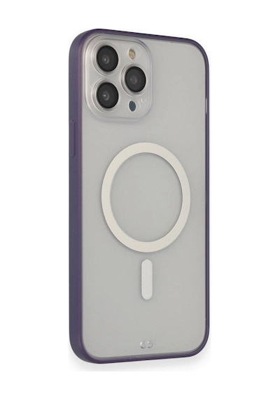 Apple Uyumlu iPhone 14 Pro Kılıf Grand Magneticsafe Kapak - Mor Diğer