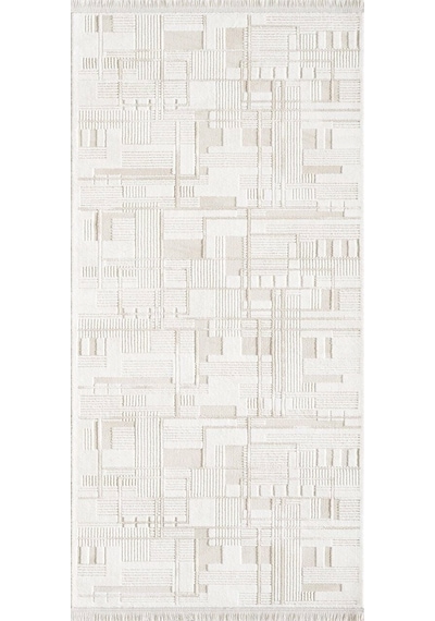 Artemis Samoa 02378b Krem Çizgili Halı
