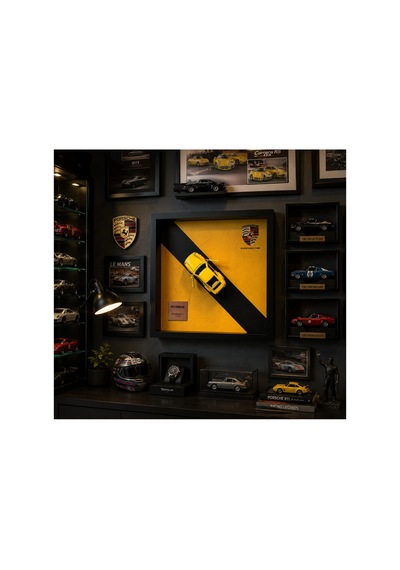 35 35cm 3d Çerçeveli Diecast Model Araba -shadowbox, 5 Cm Derin Çerçeveli, Ofis Dekorasyon