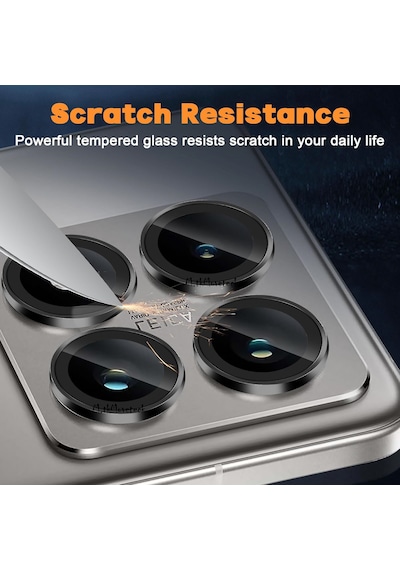 Xiaomi Mi 14t Pro Kamera Koruma Lens Koruyucu Temperli Cam Aparat
