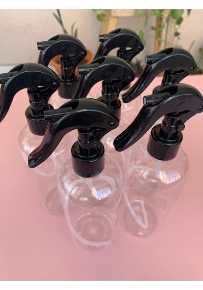 1 Adet Parfüm,kolonya,dezenfekten,ve Deterjan Için Boş Fısfıs Sprey Şişe 400 Ml Şeffaf 8 X 14 Cm Tek