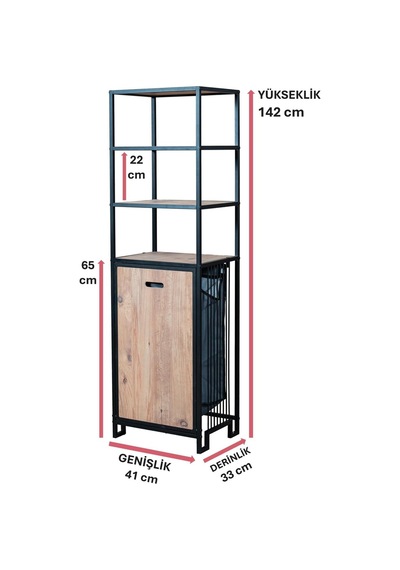 Dekoratif Kirli Sepetli Banyo Dolabı Ahşap Raflı Metal Gövdeli 4 Raflı Çamaşır Sepeti Banyo Düzenleyici Organiz Diğer Dekoratif Kirli Sepetli Banyo Dolabı Ahşap Raflı Metal Gövdeli 4 Raflı Çamaşır Sepeti Banyo Düzenleyici Organiz Diğer