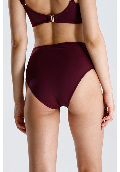 Magic Form Yüksek Bel Toparlayıcı Bikini Alt Mürdüm - 728500066 Mürdüm