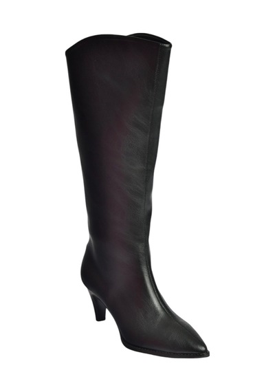 Fox Shoes V404021109 Siyah Alçak Topuklu Kadın Çizme Siyah