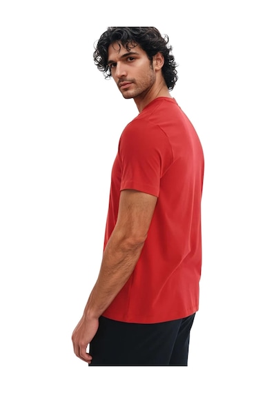 Arma Ar-ma Erkek Bisiklet Yaka Tişört Baskisiz Basic Örme Kumaş Regular Fit %100 Pamuk 30/1 Penye Süprem Y31344408202 Bordo-b1