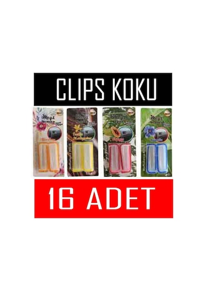 Mandal Araç Kokusu Izgaralı-4 Paket 16 Adet