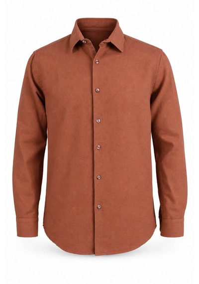 Trender Keten Camel Erkek Gömlek 27kmt8000011