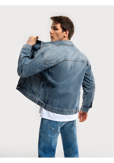 LOFT Regular Fit Erkek Ceket Lf2036127 Q1.v1 Denim