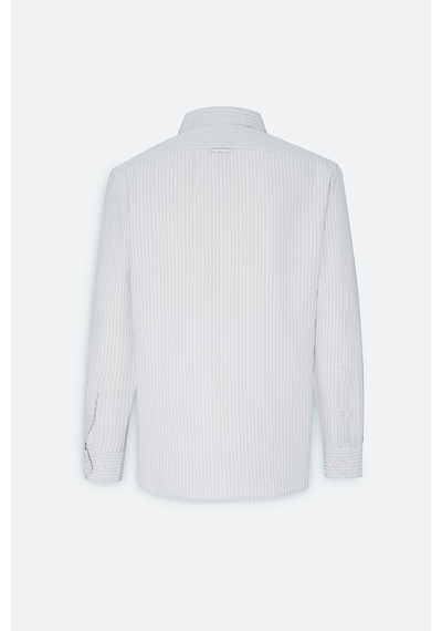 AC&Co / Altınyıldız Classics Erkek Tas Slim Fit Dar Kesim Düğmeli Yaka %100 Pamuk Gömlek Taş