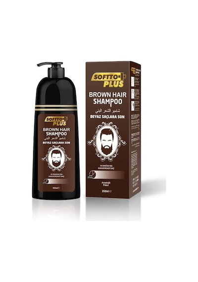 Softto Plus Brown Hair Sampuan 350 Ml