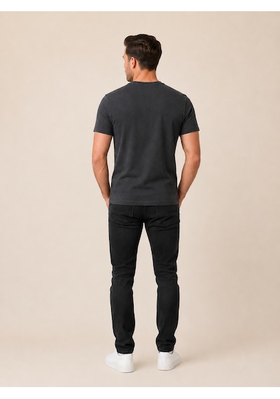 Vigoss V Yaka Erkek T-shırt 3125-03370 Antrasit