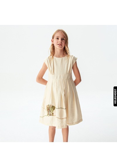 Xo Kids Kız Ağaçlı Jile 8-14 Yaş 74316 Kelb14007 Krem