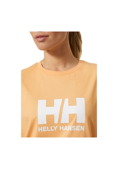 Helly Hansen W Hh Logo 2.0 Kadın T-shirt Hha.34465 Gri - Lacivert - Sarı