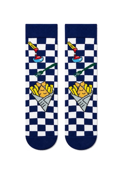 Carnaval Socks Fast Food Desenli 5'li Kutulu Çorap Seti Pizza, Patates Ve Mısır 2000386