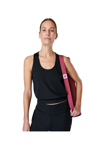 Sweaty Betty Sweaty Betty Gaia Tank Kadın Siyah Yoga Tişört Blk Siyah