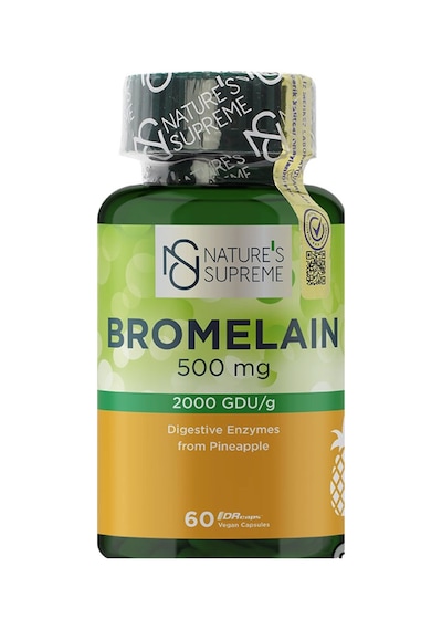 Nature's Supreme Bromelain 500 Mg 60 Kapsül