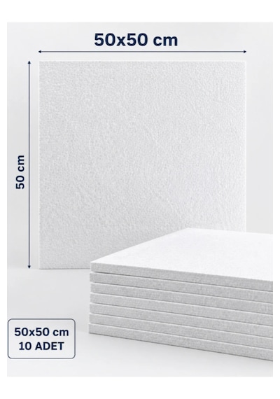 16 Dns Eps Strafor Köpük Levha 30 Mm 3 Cm 50x50 Cm 10 Adet