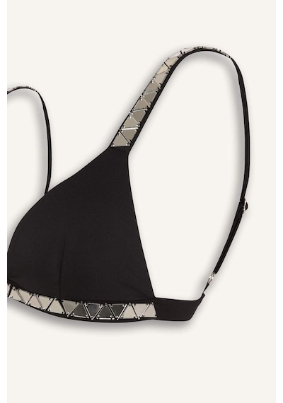 Defacto Lilyrose X Defacto Regular Fit Bikini Üstü H9443ax26hsbk81 Siyah-bk81