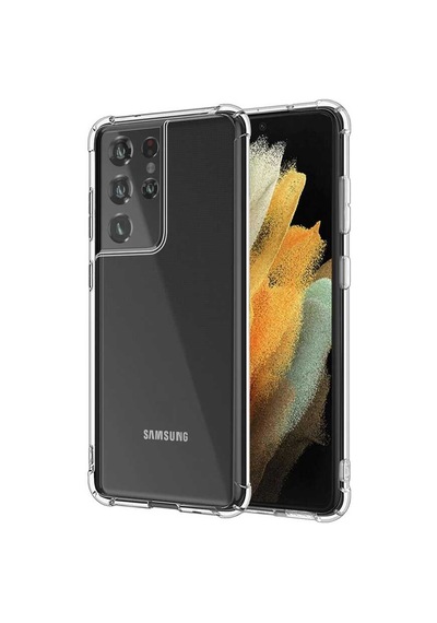 Galaxy S21 Ultra Kılıf Zore Nitro Anti Shock Silikon Renksiz