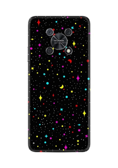 Huawei Nova Y90 Kılıf Silikon Desen Özel Seri Puantiye Ve Ay 1726