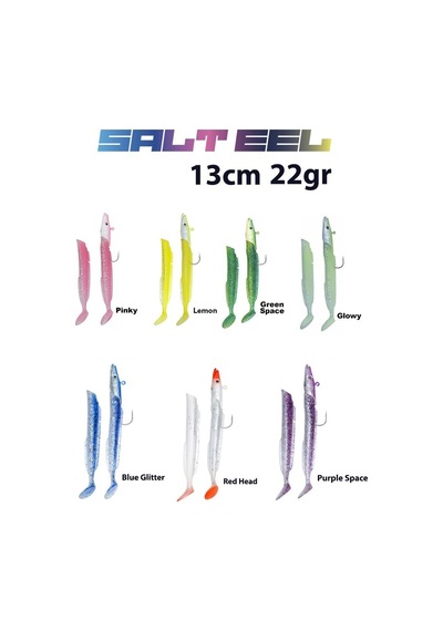 Fujin Salt Eel 13Cm 22Gr X2 Silikon Yem 035 Pinky